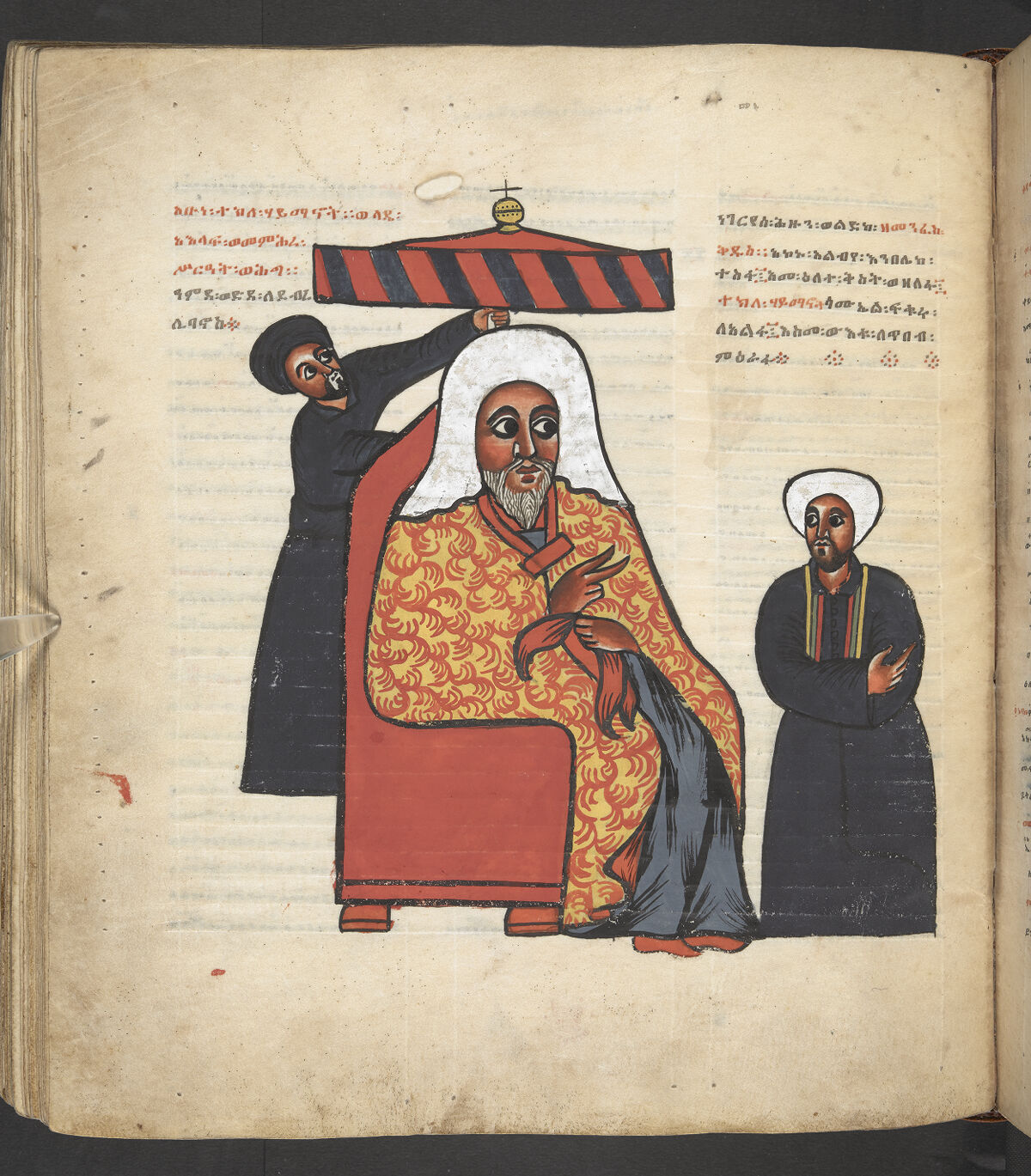 Or 584, f.154v. The British Library catalogue identifies this folio within its art inventory; no additional scene attribution is inferred here.