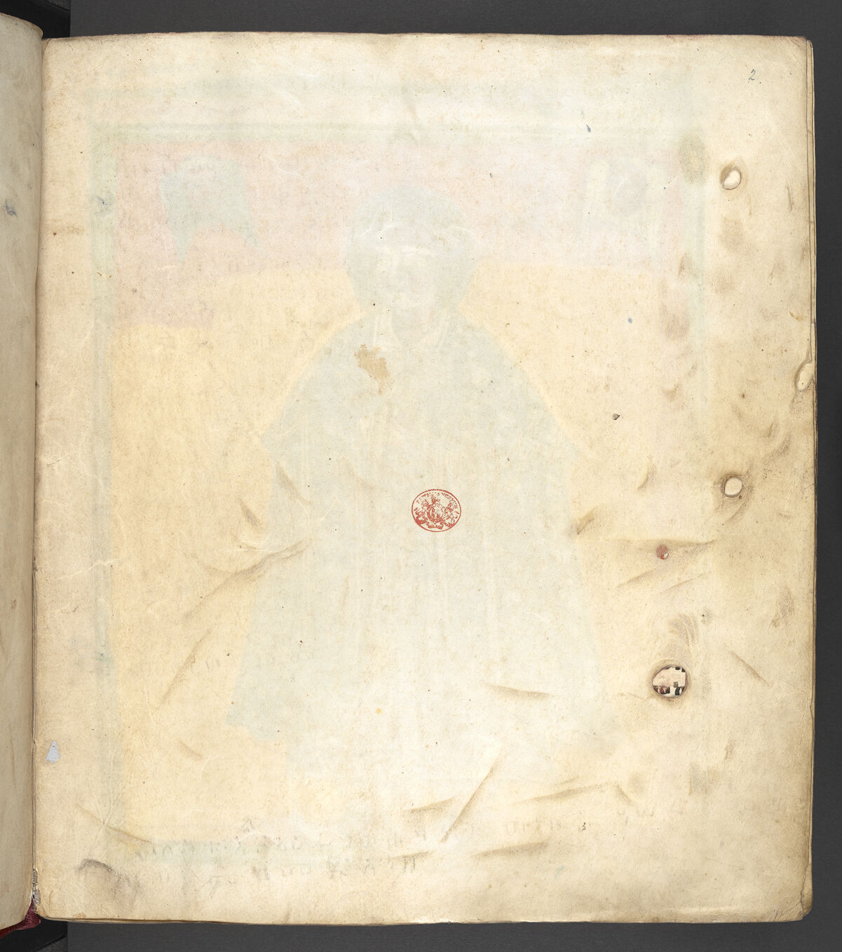 Or 607, f.2r. The British Library catalogue identifies this folio within its art inventory; no additional scene attribution is inferred here.