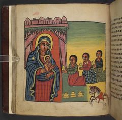 Or 8824, f.22v. The British Library catalogue identifies this folio within its art inventory; no additional scene attribution is inferred here.