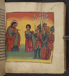 Or 8824, f.41r. The British Library catalogue identifies this folio within its art inventory; no additional scene attribution is inferred here.