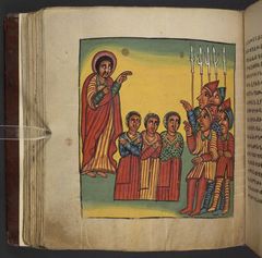 Or 8824, f.56v. The British Library catalogue identifies this folio within its art inventory; no additional scene attribution is inferred here.