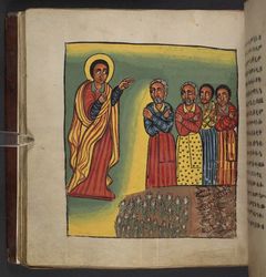Or 8824, f.65v. The British Library catalogue identifies this folio within its art inventory; no additional scene attribution is inferred here.