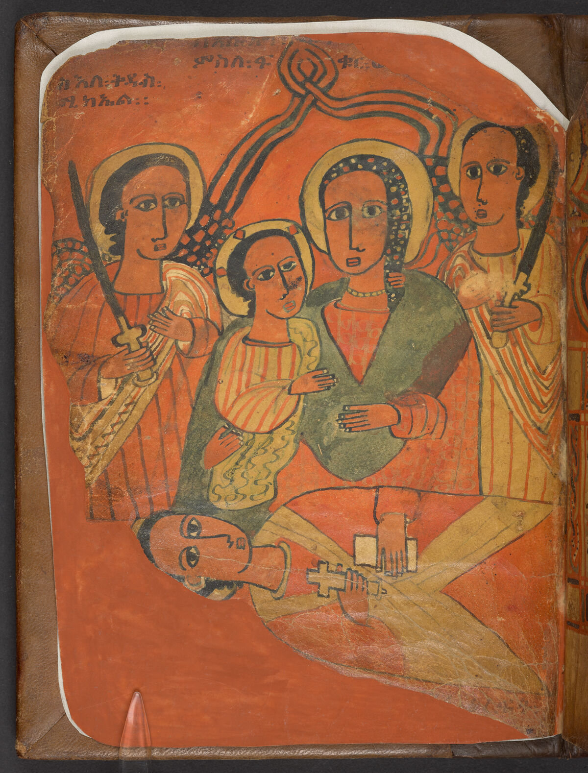 Or 652, f.1v. The British Library catalogue identifies this folio within its art inventory; no additional scene attribution is inferred here.