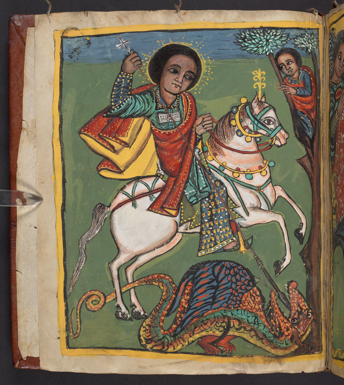 Or 649, f.2v. The British Library catalogue identifies this folio within its art inventory; no additional scene attribution is inferred here.