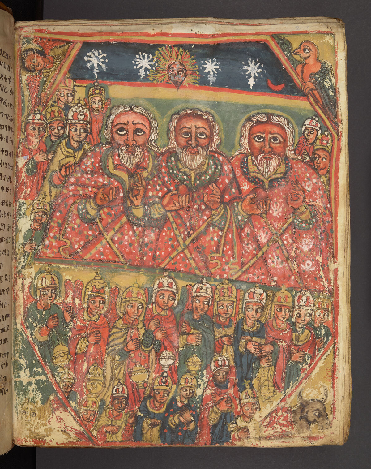 Or 626, f.2r. The British Library catalogue identifies this folio within its art inventory; no additional scene attribution is inferred here.