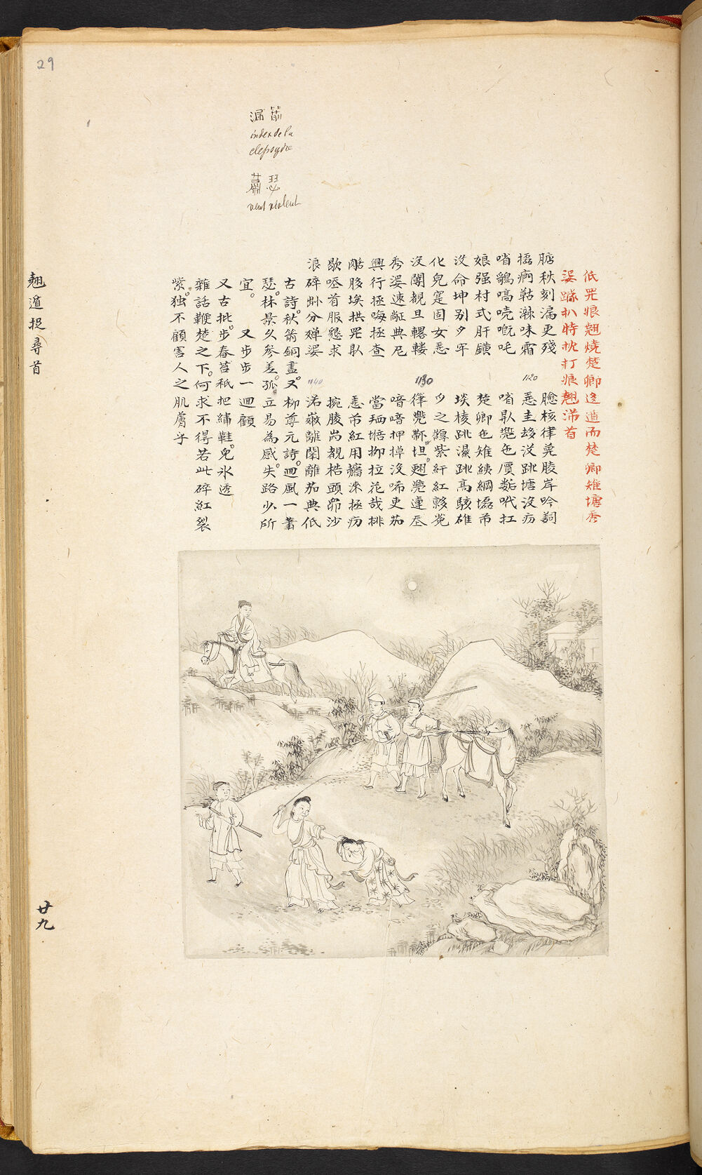 Bản thảo Hoàng gia 1894 - f. 29r (Câu 1249-1270)